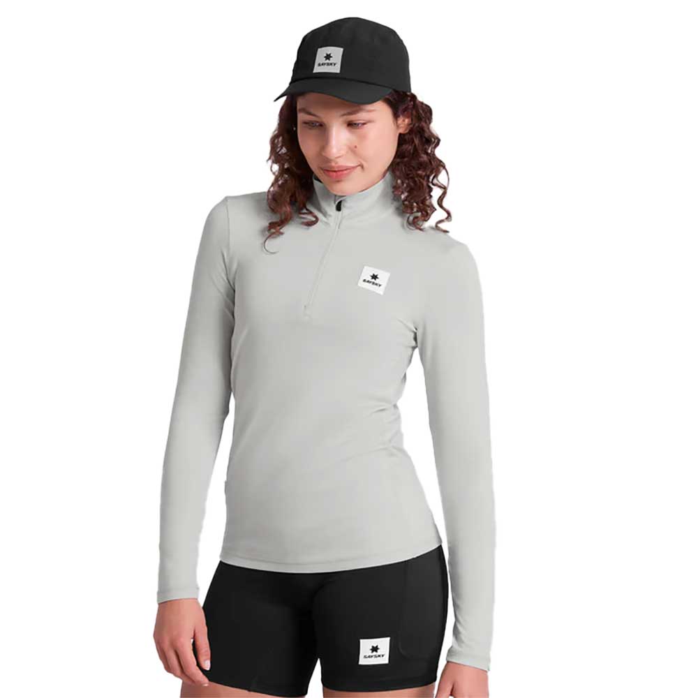 Women's Pace 1/2 Zip Long Sleeve - Grey