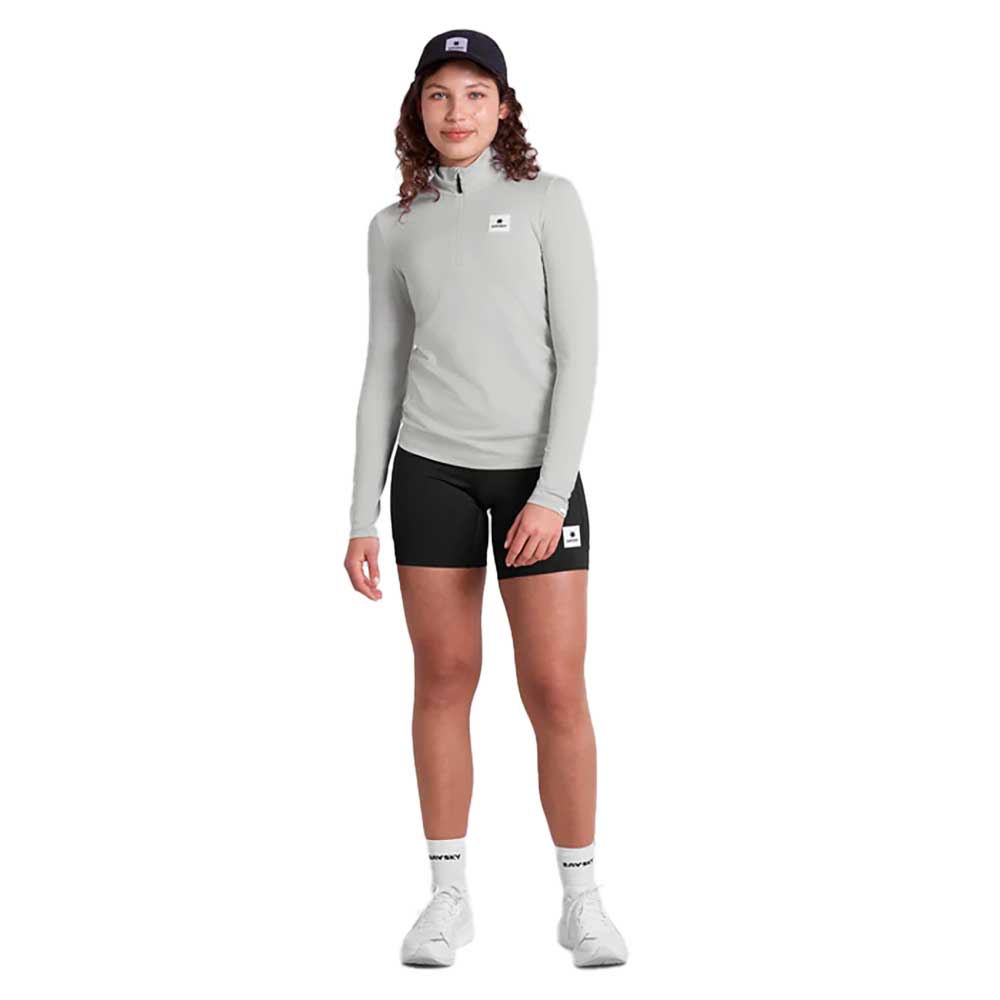 Women's Pace 1/2 Zip Long Sleeve - Grey