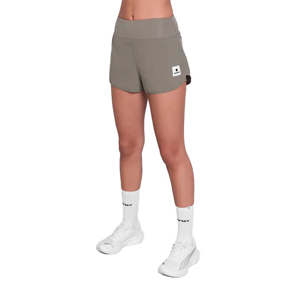 Women's Pace Shorts 3" - Taupe