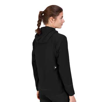 Women's Clean Pace Flex Hooded Jacket - Black