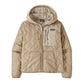 Women's Diamond Quilted Bomber Hoody - Oar Tan