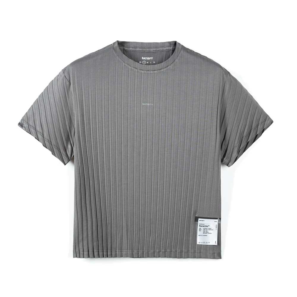 Women's Auralite Pleated T-Shirt - Granite Grey