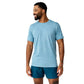 Men's Luxe Short Sleeve - Heather Blue Haze