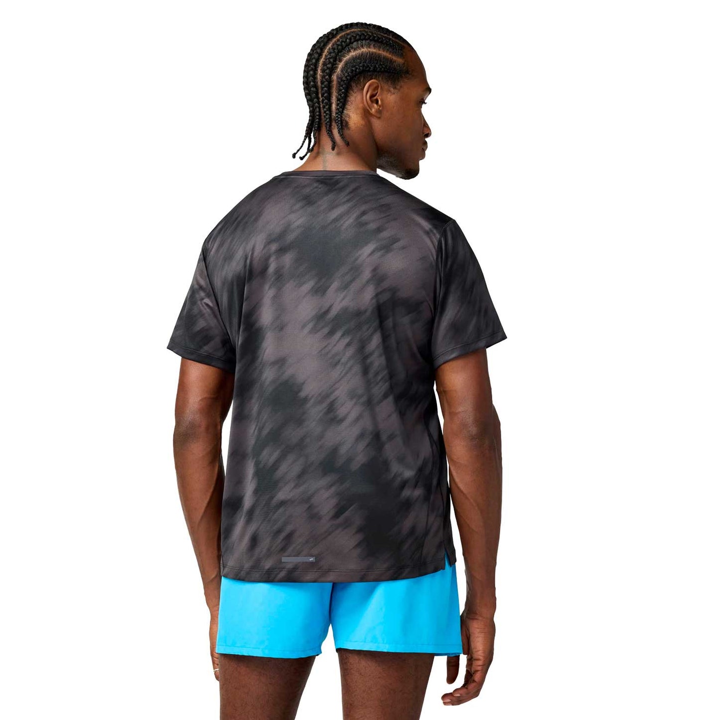 Men's Dash Short Sleeve Printed - Metablur Black
