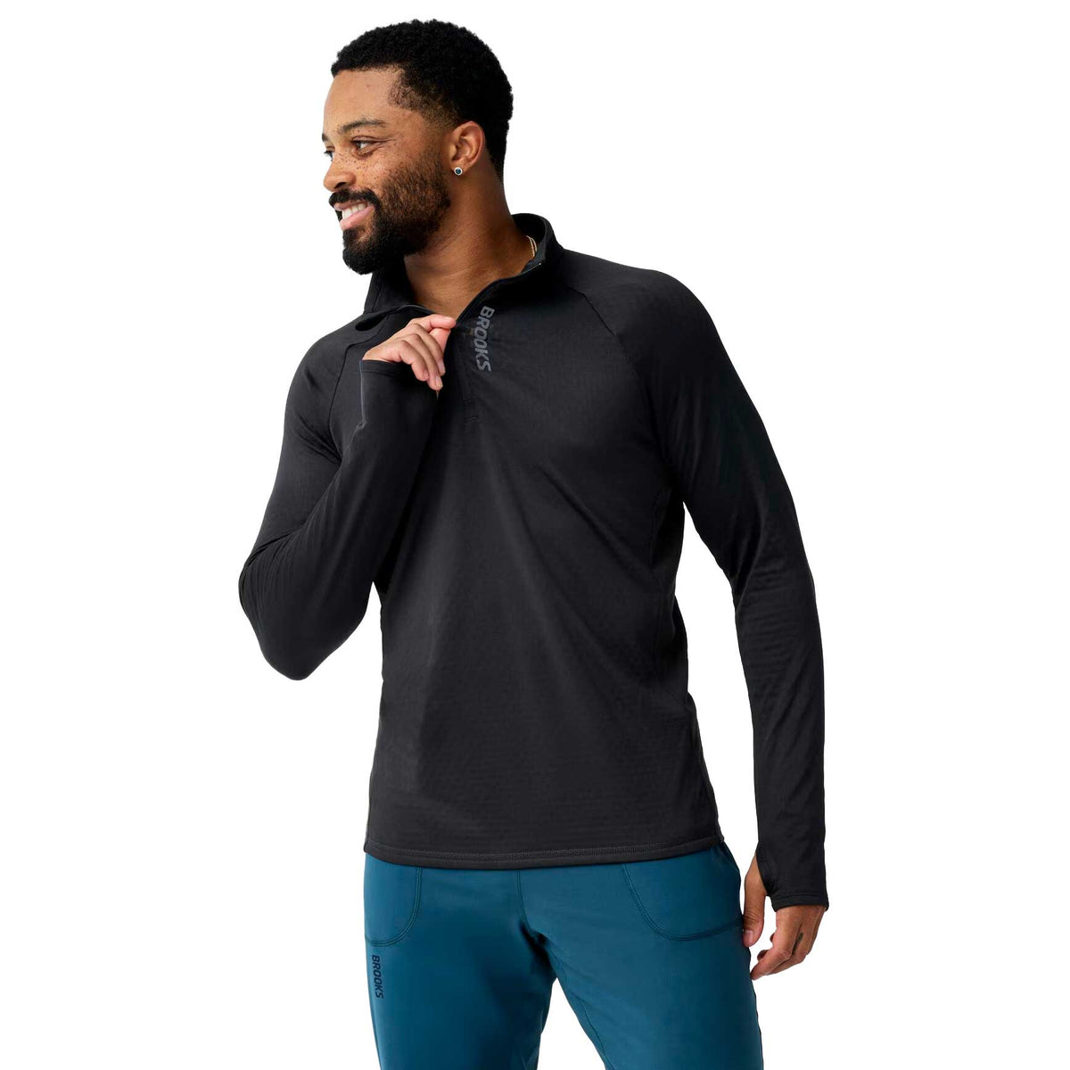 Men's Momentum Thermal 1/2 Zip - Black