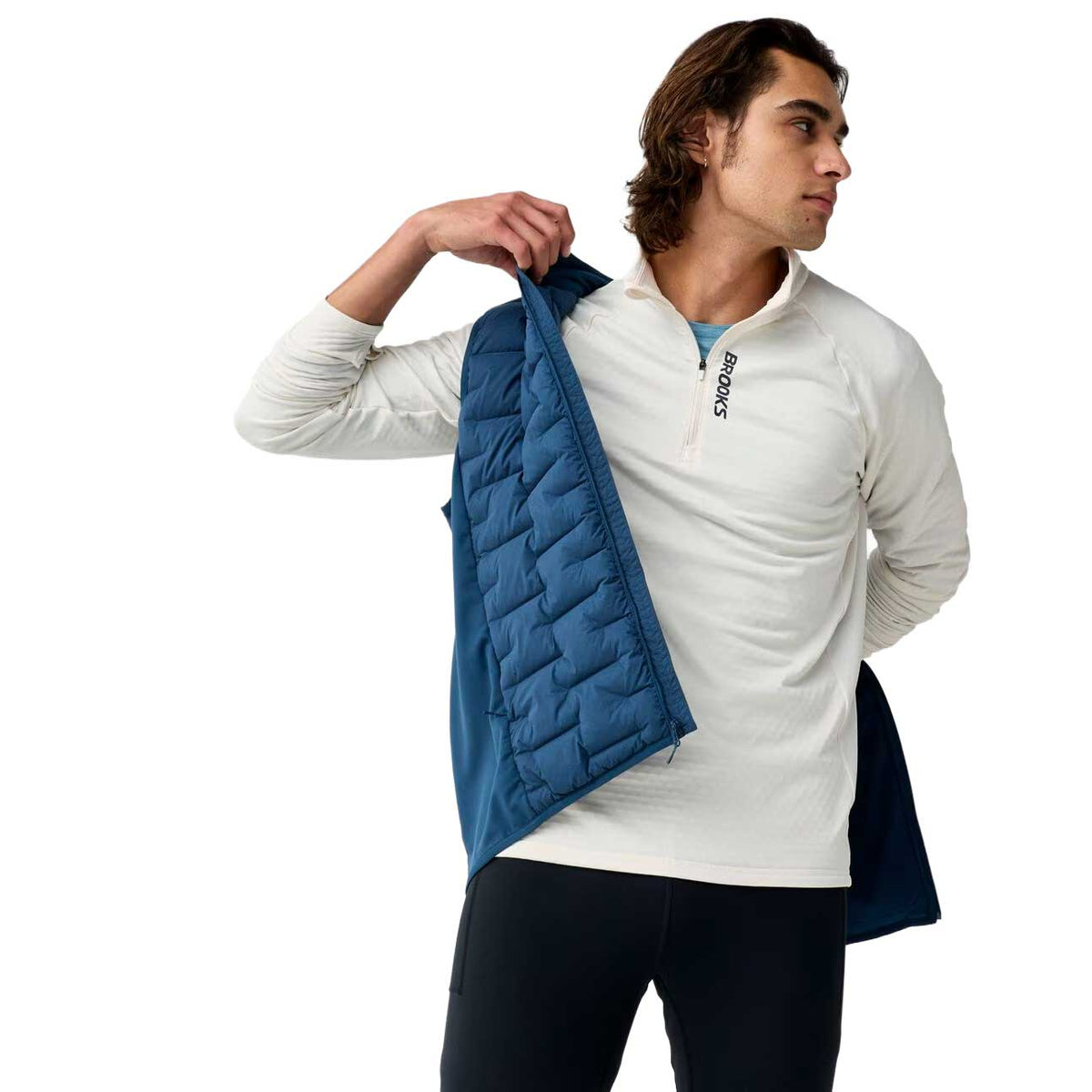 Men's Momentum Thermal 1/2 Zip - Bone