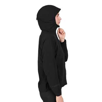 Women's Clean Pace Flex Hooded Jacket - Black