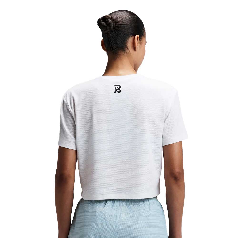 Women's MicroMesh Cropped Tee - White