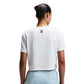 Women's MicroMesh Cropped Tee - White