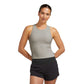 Women's ALRN Rib Crop Tank - Desert