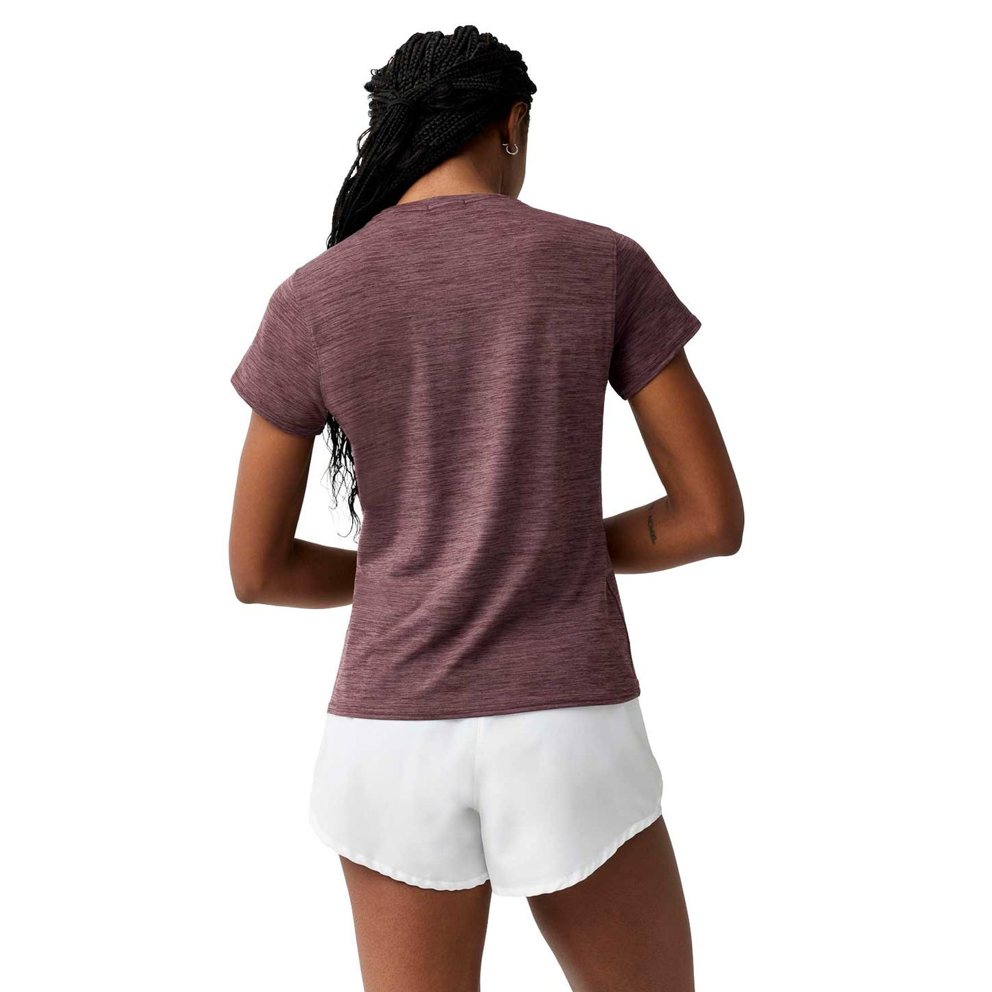 Women's Luxe Short Sleeve - Heather Cocoa