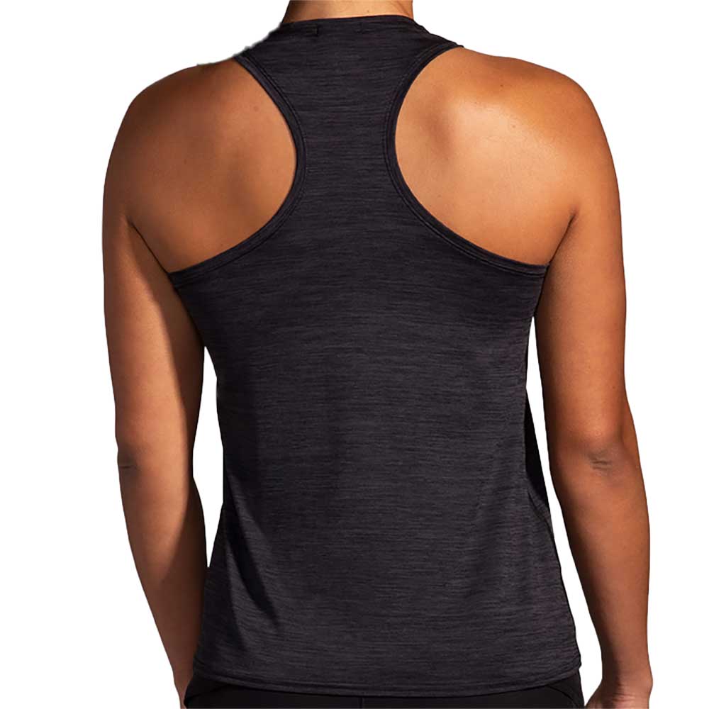 Women's Luxe Tank - Heather Deep Black