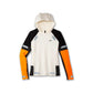 Women's Run Visible Notch Thermal Hoodie 2.0 - Ecru/Fluoro Flash/Black