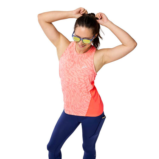 Women's Sprint Free Tank 3.0 - Neo Cayenne Speedscape