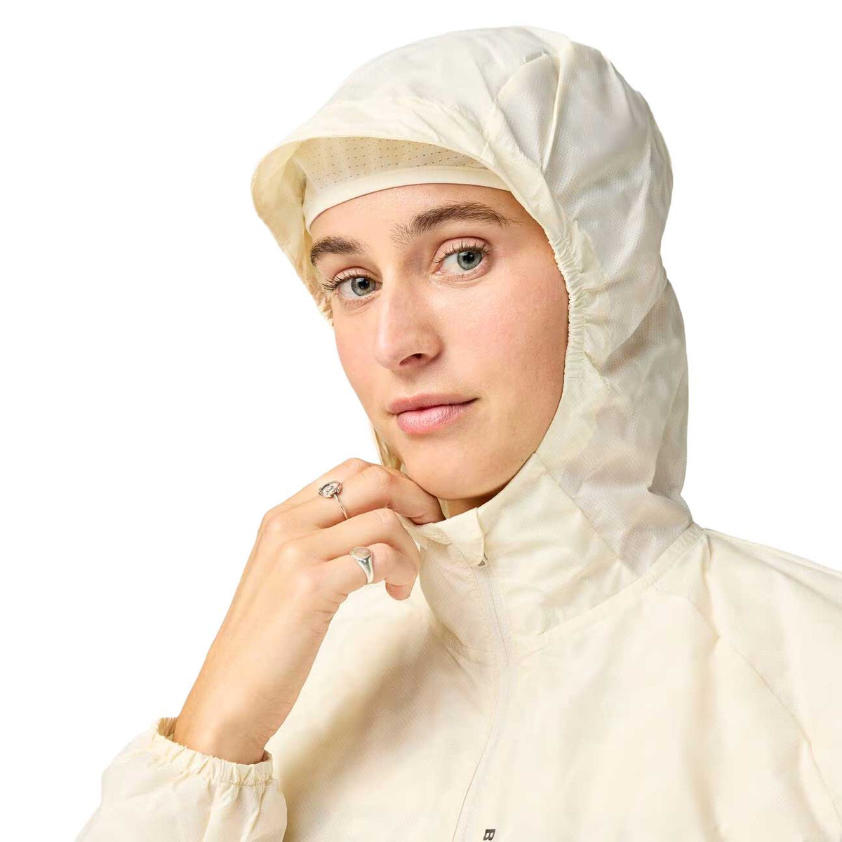 Women's Canopy Reflective - Reflective Wordmark Bone