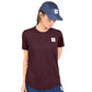 Women's Combat T-Shirt - Burgundy