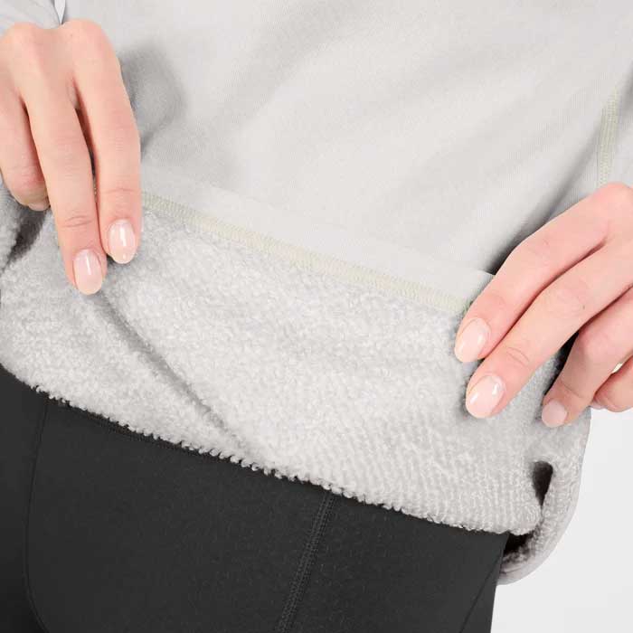 Women's Combat 1/2 Zip Fleece Hoodie - Grey