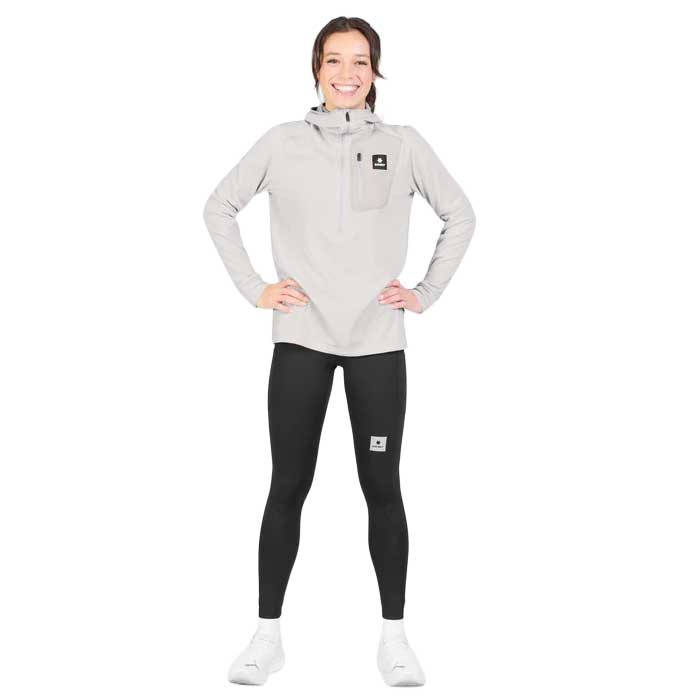 Women's Combat 1/2 Zip Fleece Hoodie - Grey