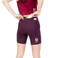 Women's Combat+ 7" Short Tights - Burgundy Couture