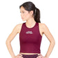 Women's Combat Crop Top - Red