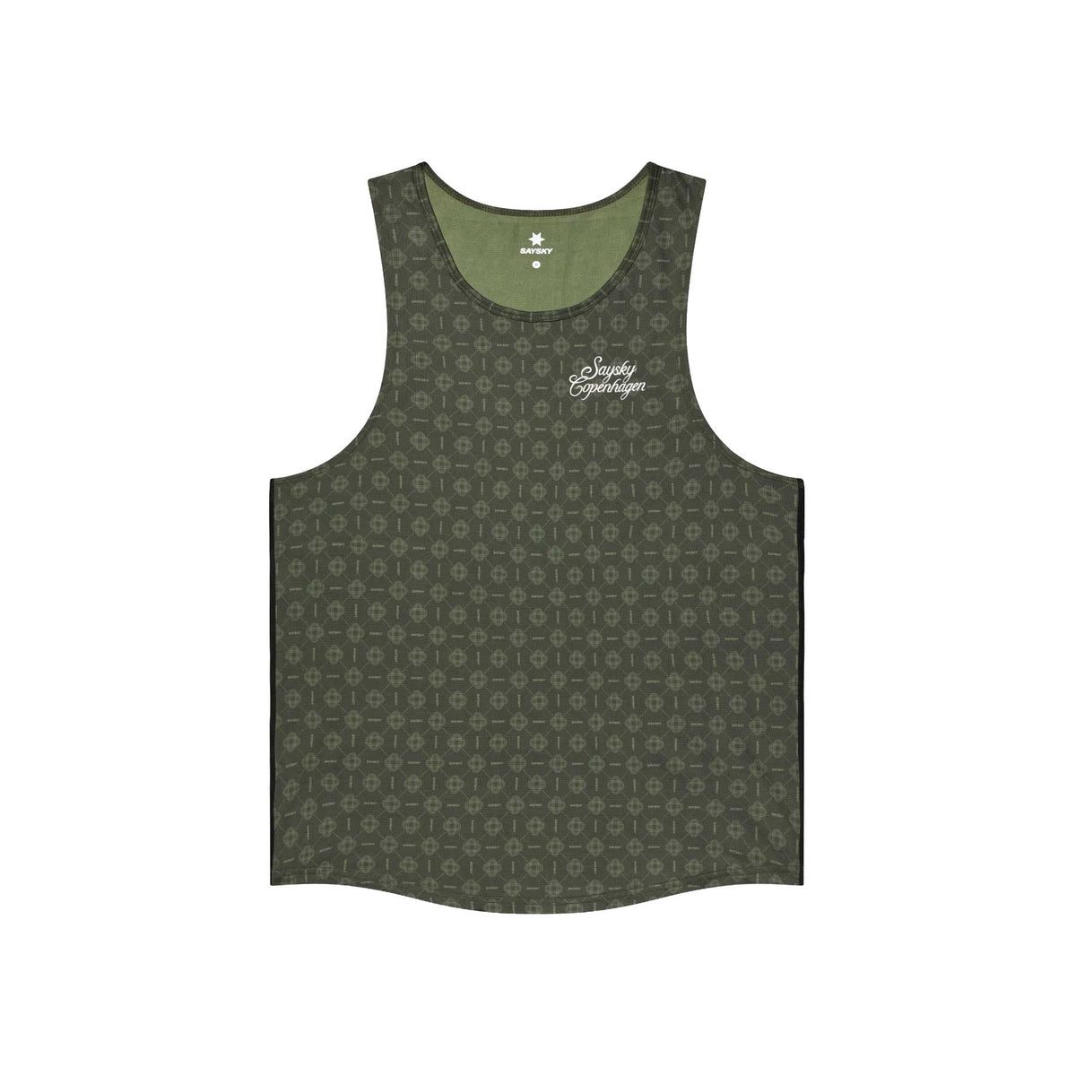 Men's Combat Singlet - Green Couture