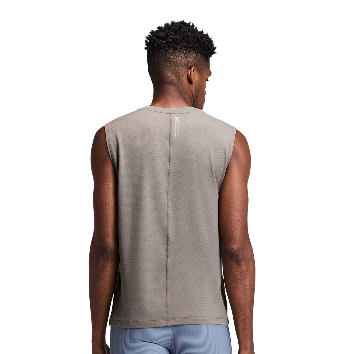Men's Micromesh Run Tank - Concrete Taupe