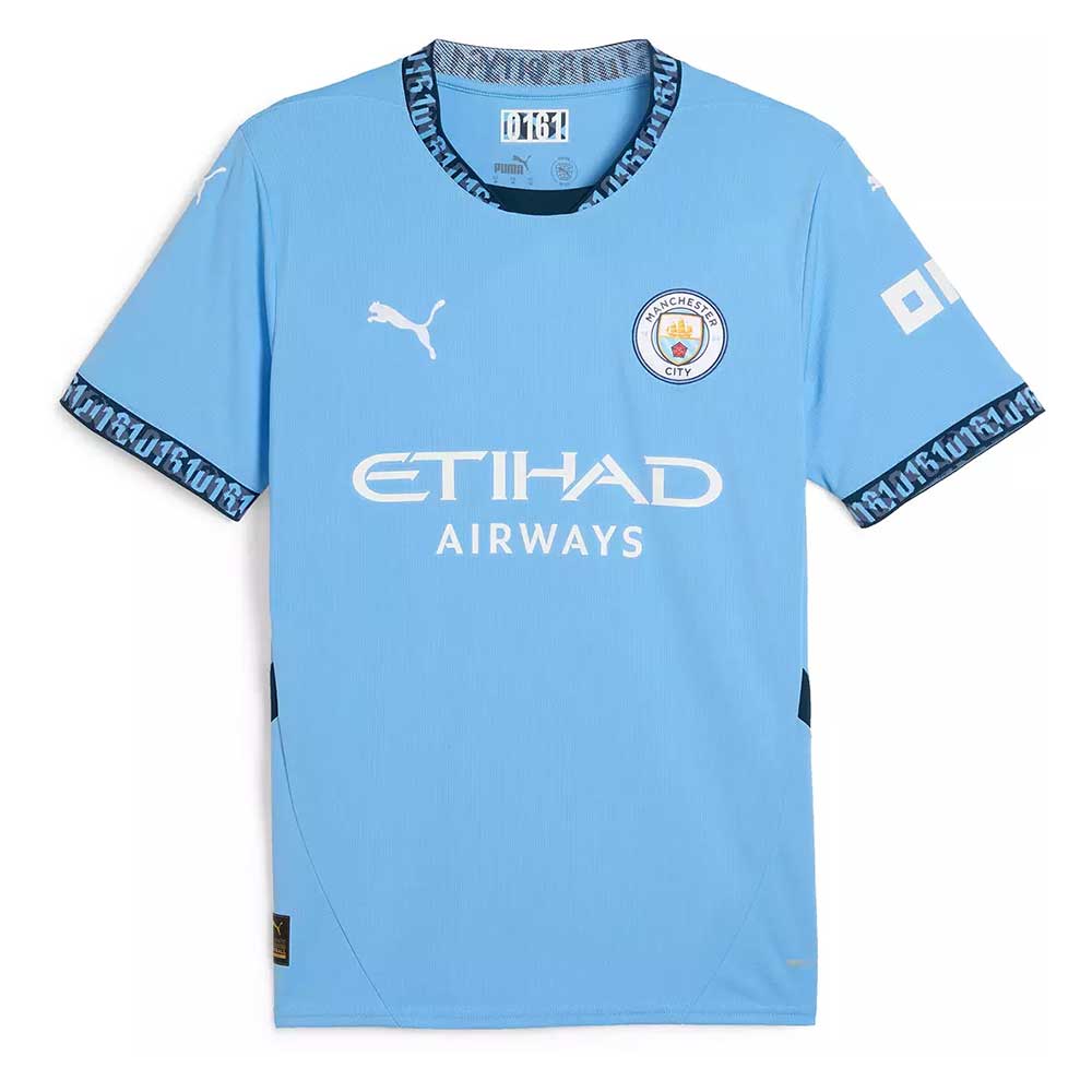 MCFC Home Jersey Replica - Team Light Blue/Puma White