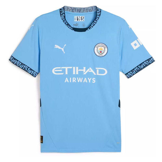 MCFC Home Jersey Replica - Team Light Blue/Puma White