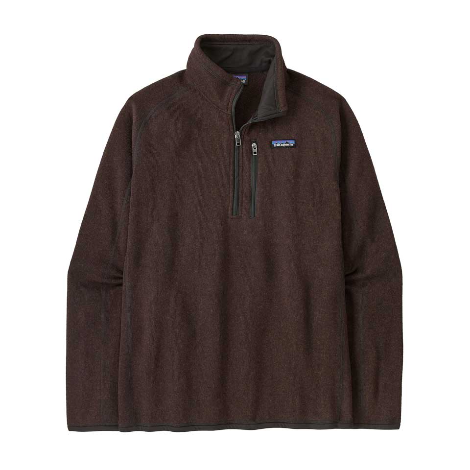 Men's Better Sweater 1/4 Zip - Den Brown