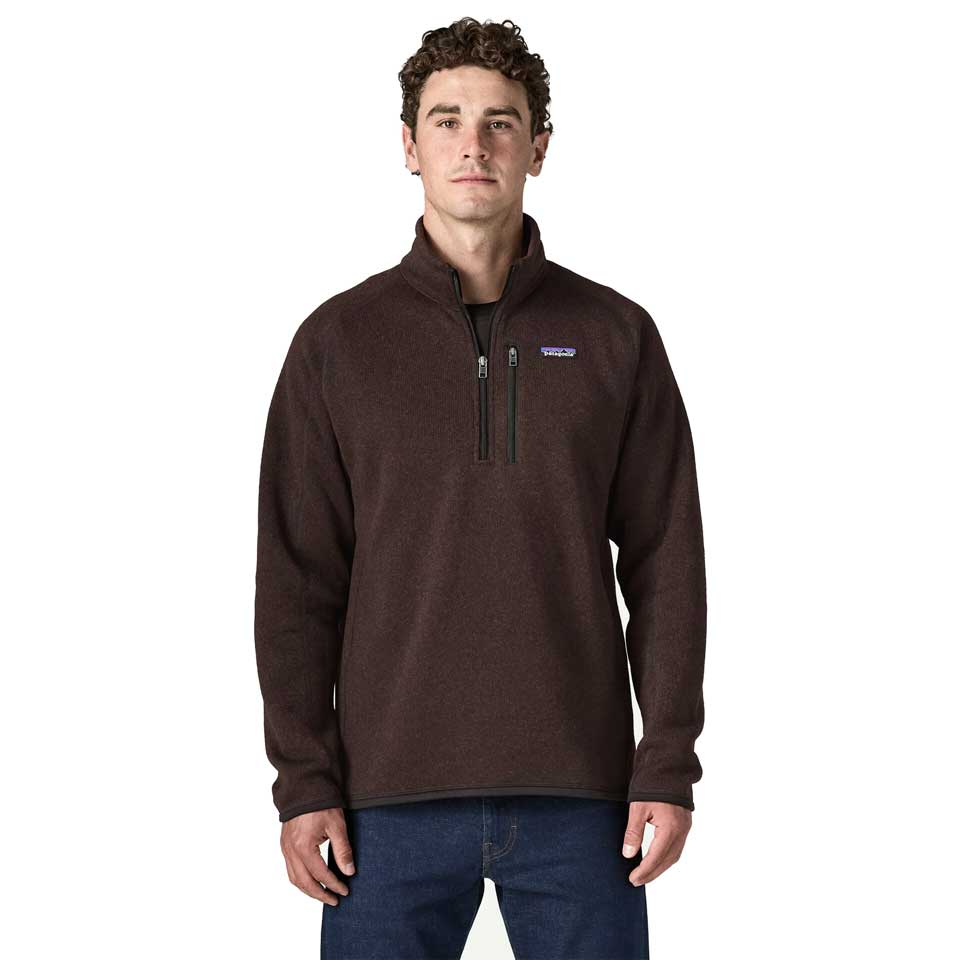 Men's Better Sweater 1/4 Zip - Den Brown