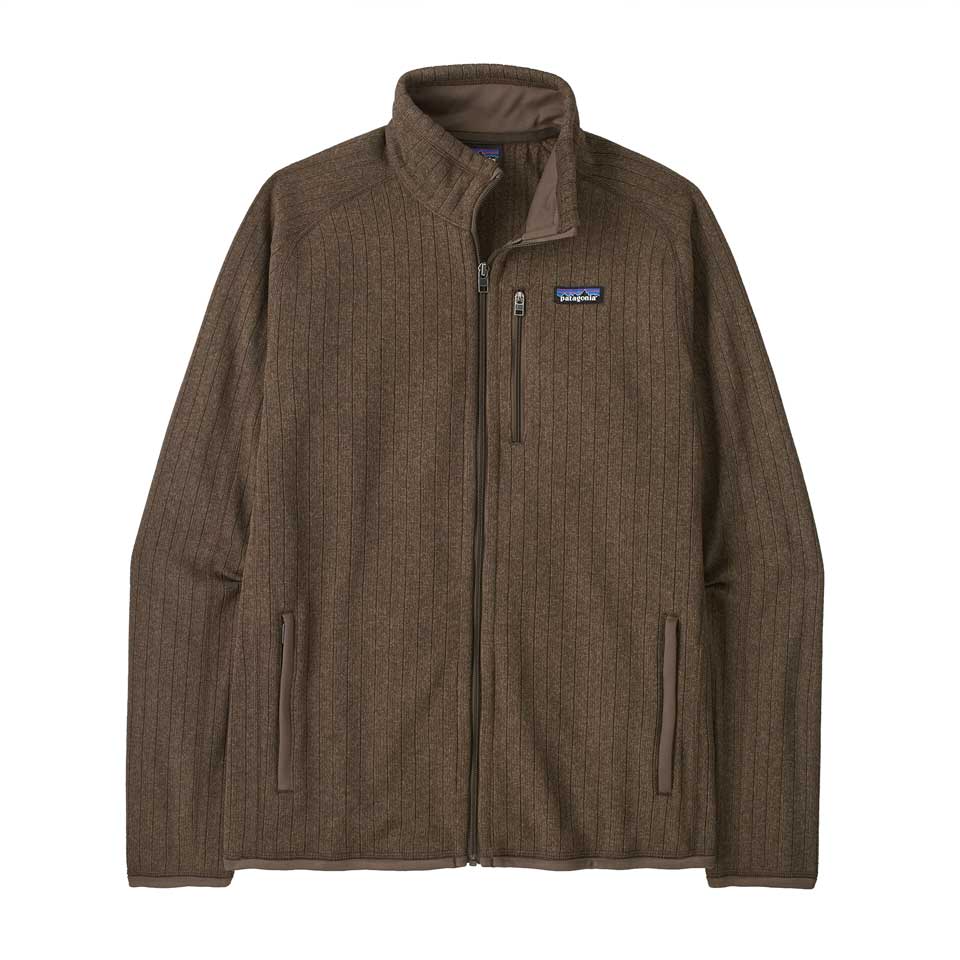 Men's Better Sweater Jacket - Marlow Brown Rib Knit