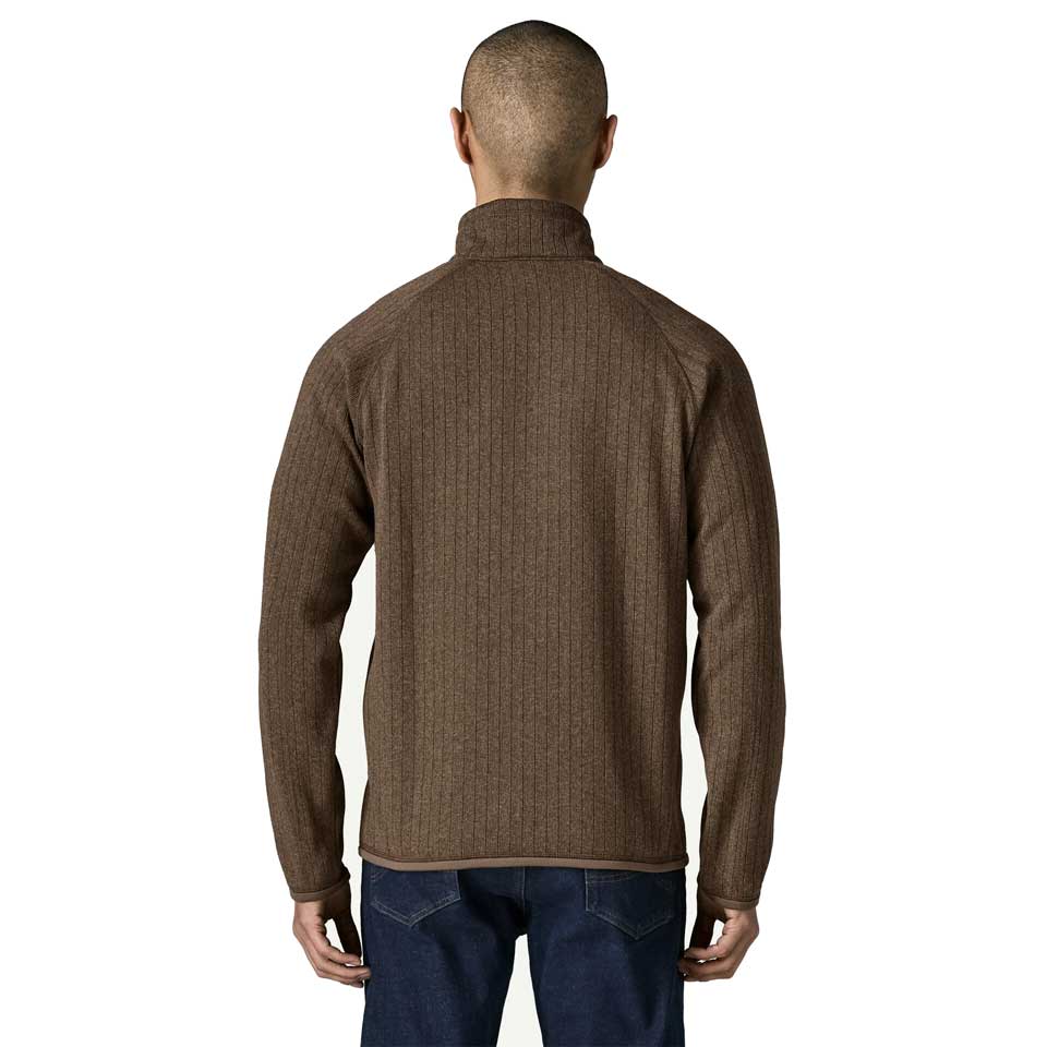Men's Better Sweater Jacket - Marlow Brown Rib Knit