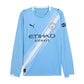 Men's Manchster City FC Home LS Jersey Replica - Team Light Blue/Puma White