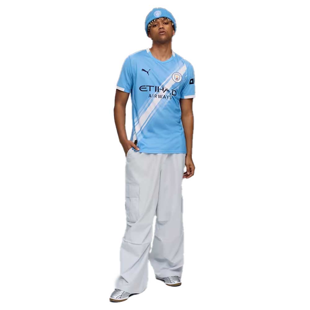 MCFC Home Jersey Replica - Team Light Blue/Puma White