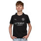 JR MCFC Away Jersey Replica - Puma Black