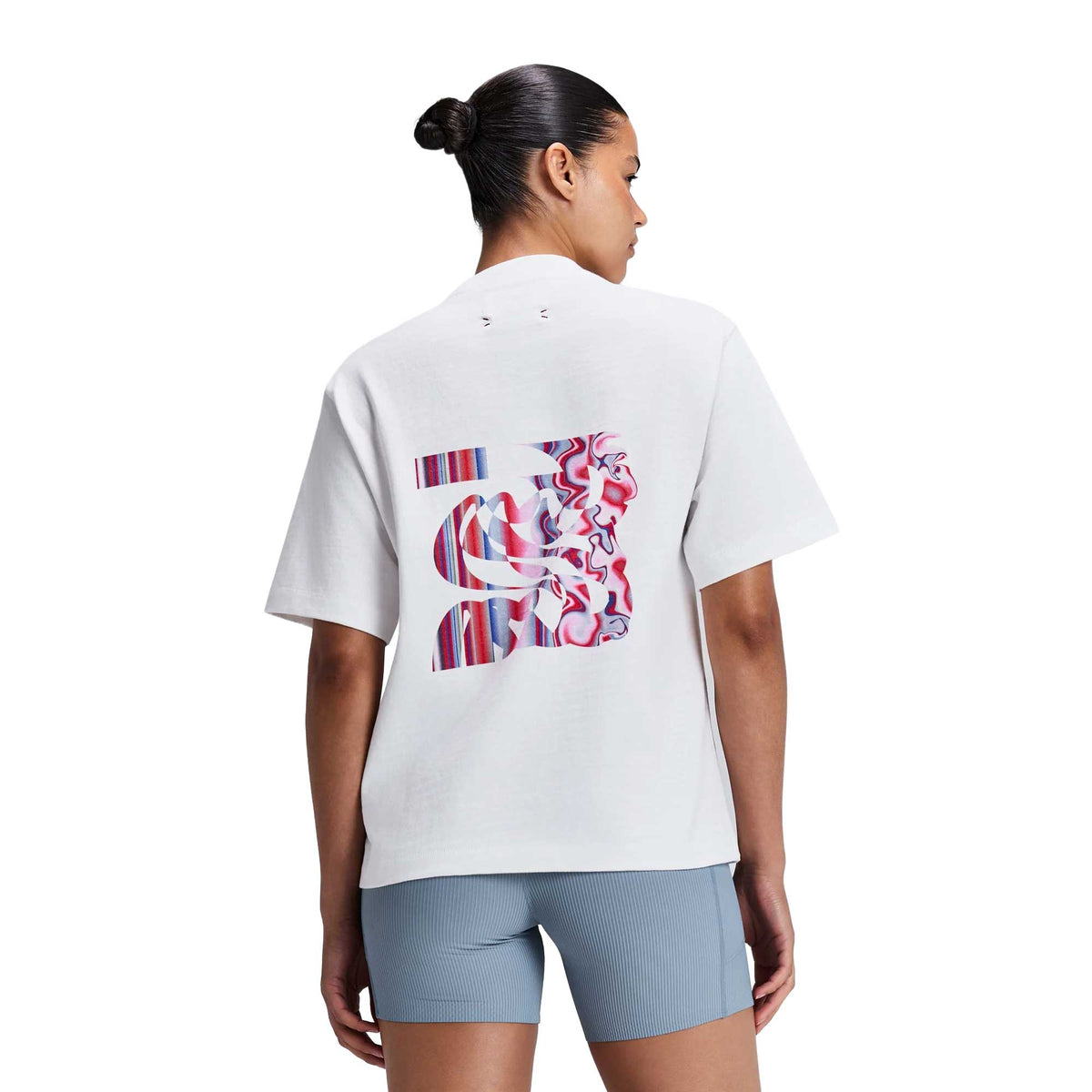 Crewneck Heavyweight Abbreviated Tee - White