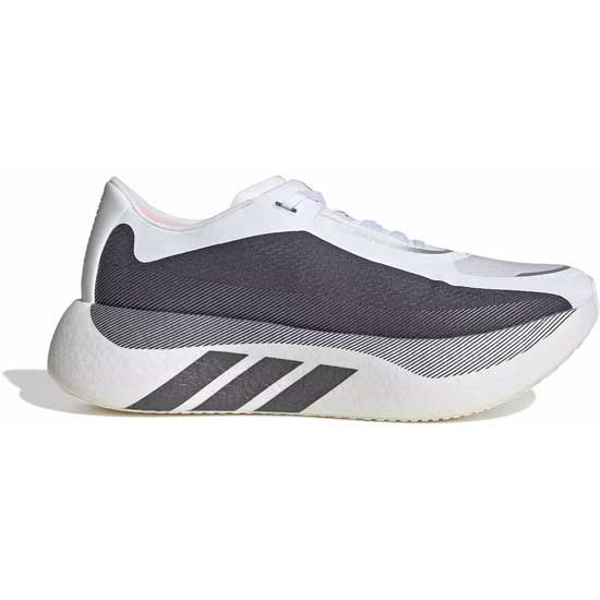 Men's Hyperboost Edge Running Shoe - Footwear White/Aurora Onix/Solar Turbo - Regular (D)