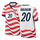 Men's USMNT 2026 Home Jersey BALOGUN #20 - Sail/Midnight Navy/Midnight Navy