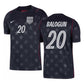 Youth USA DF SS Away Stadium Jersey BALOGUN #20 - Dark Obsidian/Pure Platinum