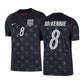 Youth USA DF SS Away Stadium Jersey MCKENNIE #8 - Dark Obsidian/Pure Platinum