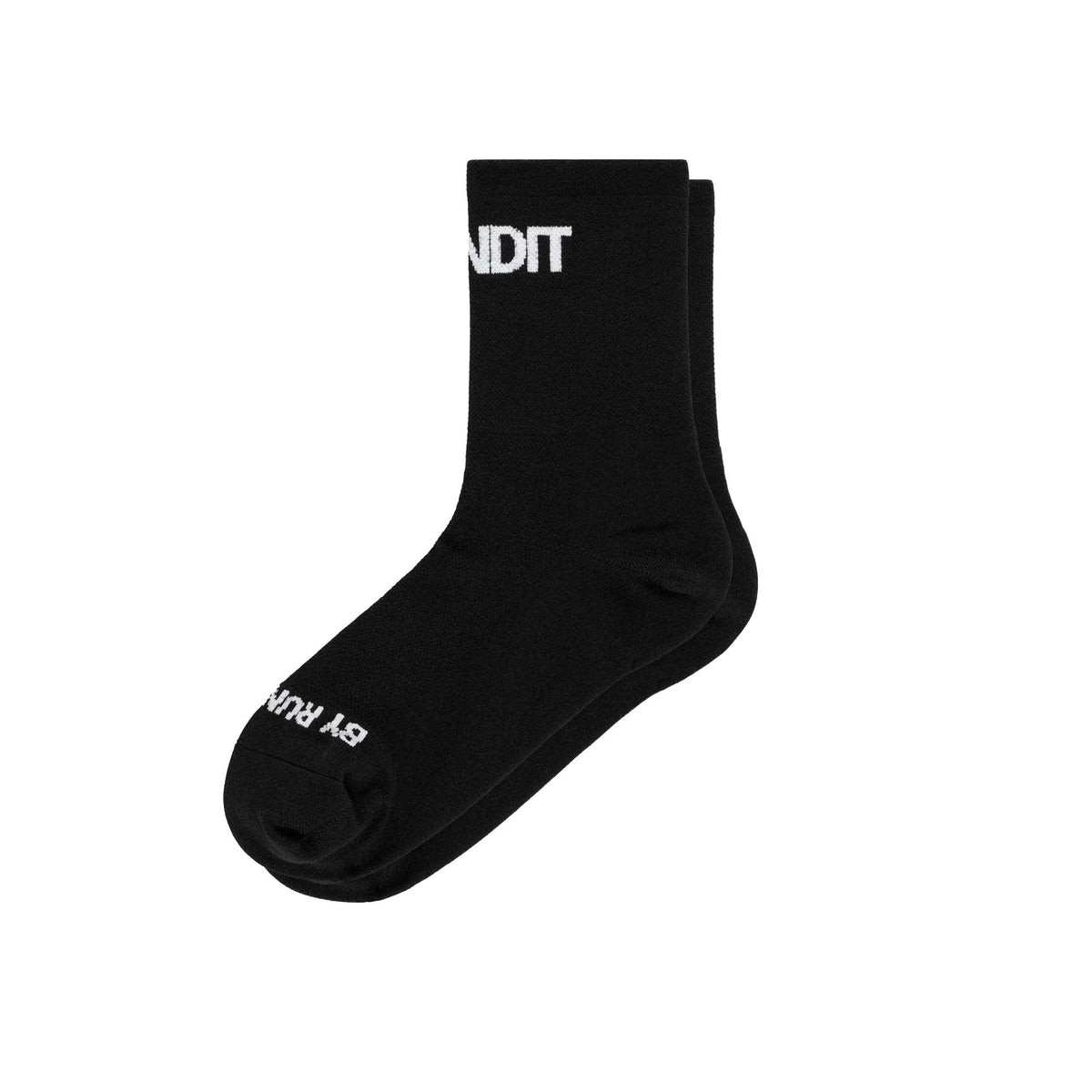Lite Run Socks w/Coolmax 2 Pack - Black/White