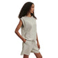 Women's Salome Raglan Tee - Light Grey Marl