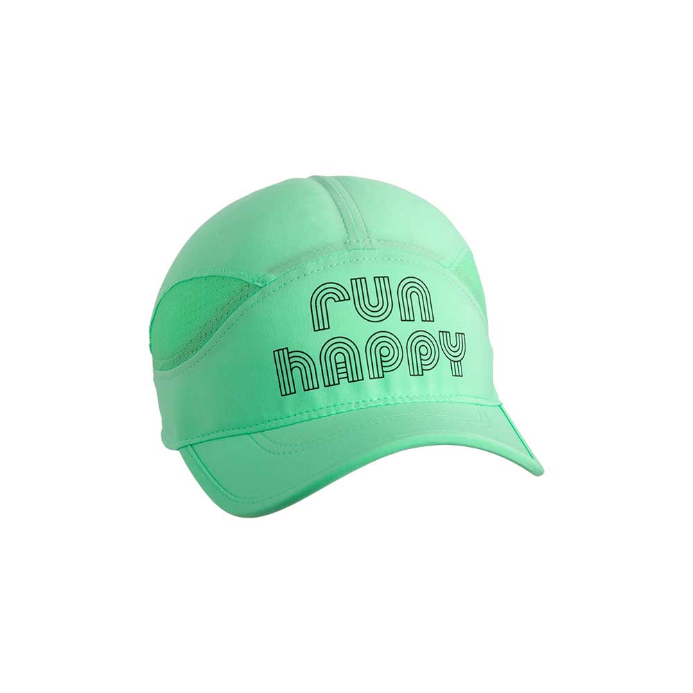 Unisex Chaser Hat - Neo Green/Run Happy