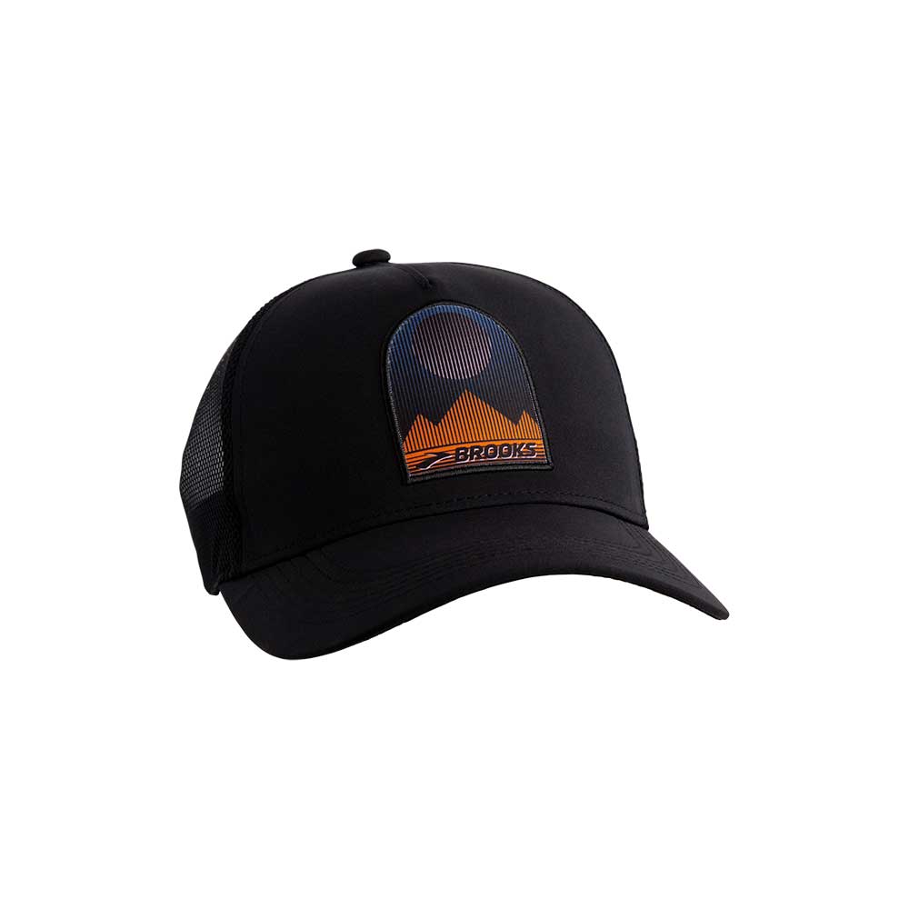 Surge Trucker Hat - Black/Eclipse Trail