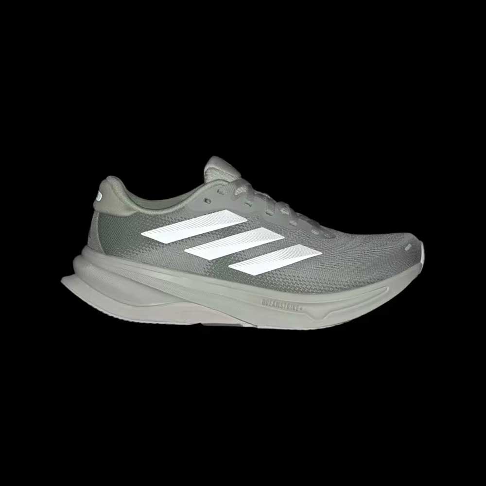 adidas Women's Supernova Solution 2 Running Shoe, Wonder Silver/Linen Green Met/Silver Green, Size 6, Regular