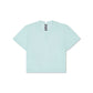 Women's Mercury Seamless Crop Tee - Minty Blue