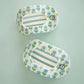 Flat Round Hair Clip Medium - Blue Marigold