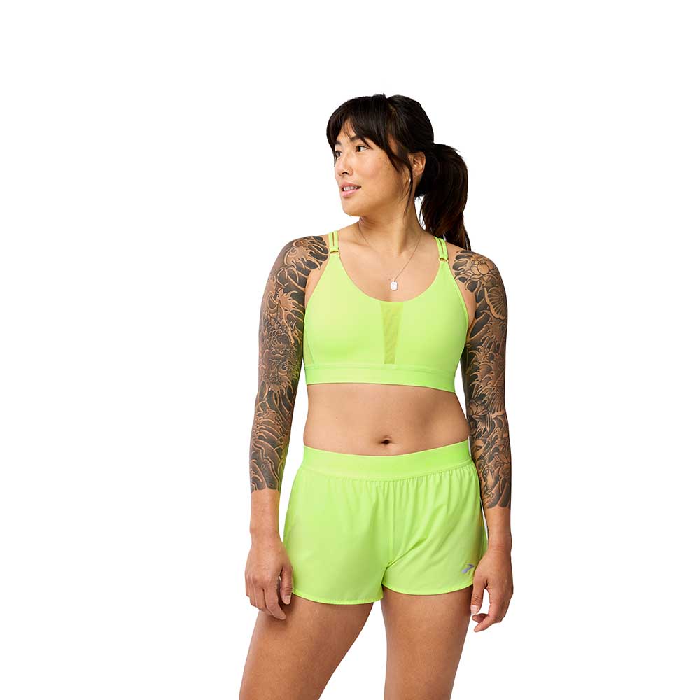 Women's Plunge 3.0 Sports Bra - Neo Yellow