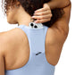 Women's Luxe Pocket Sports Bra - Heather Halogen Blue