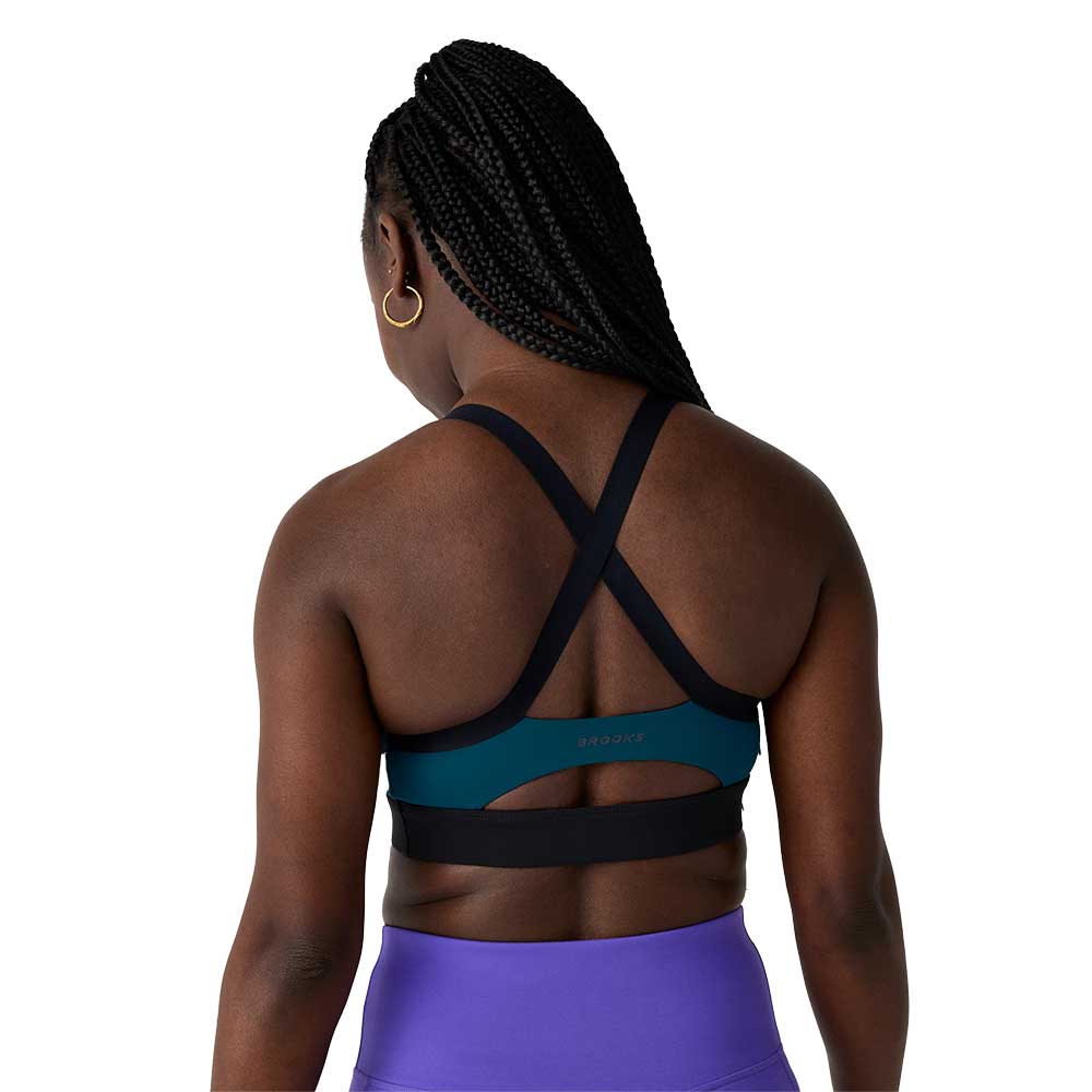 Women's Luxe Strappy Bra - Cosmo/Black